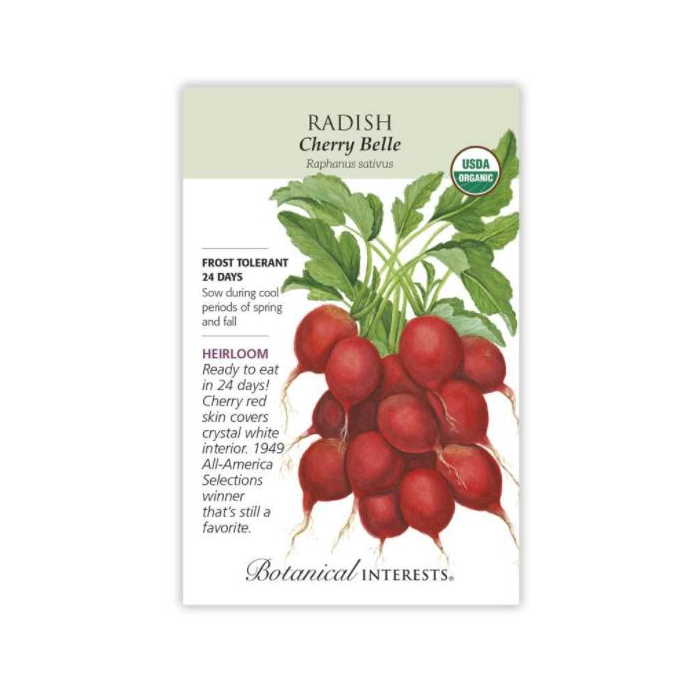 Botanical Interests Radish Cherry Belle - Main