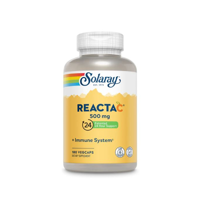 Solaray Reacta-C 500 MG, 120 Vegetarian Capsules