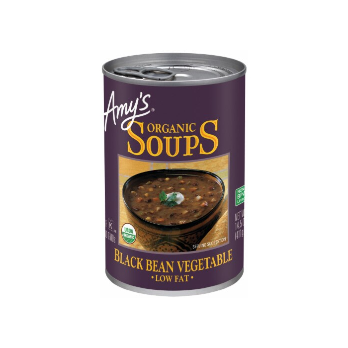 Amy's Organic Black Bean Vegetable Soup, 14.5 oz.