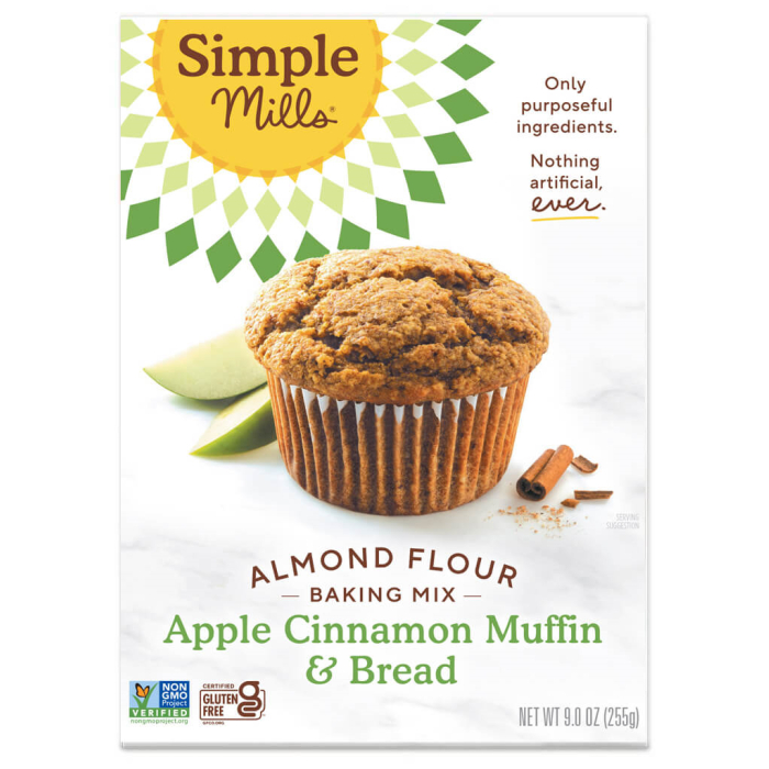 Simple Mills Apple Cinnamon Muffin & Bread Mix, 9 oz.