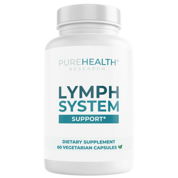 Pure Health Research Lymph System Support - Front view