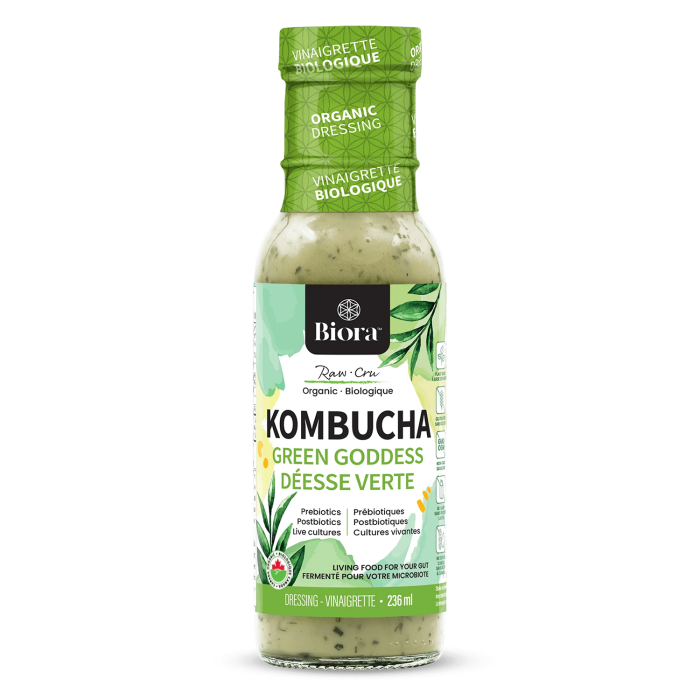 Biora Organic Kombucha Green Goddess Dressing - Front view