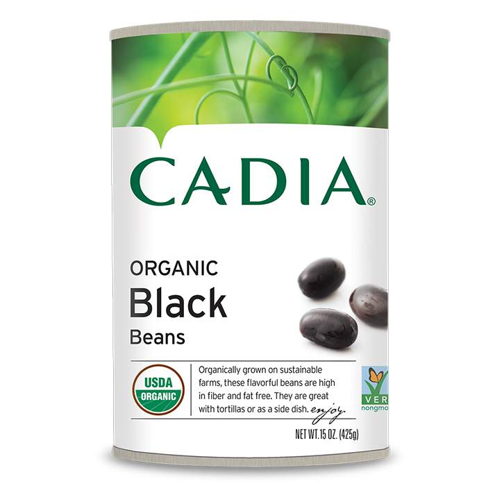 Cadia Organic Black Beans, 15 oz.