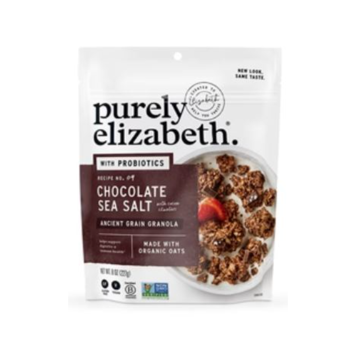 Purely Elizabeth Chocolate Sea Salt Granola, 8 oz.