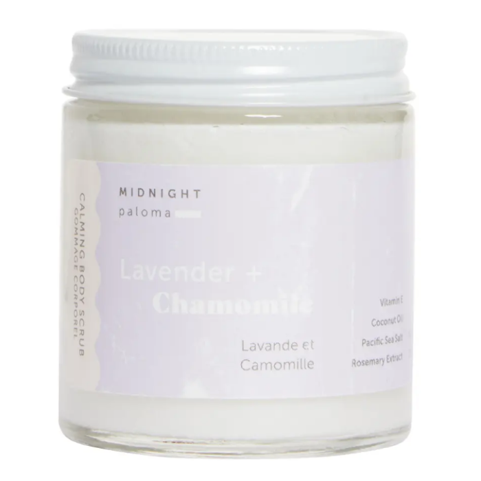 Midnight Paloma Lavender and Chamomile Body Scrub, 4 oz.