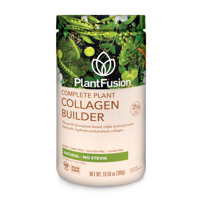 PlantFusion Complete Plant Collagen Builder, Natural - No Stevia, 10.58 oz.