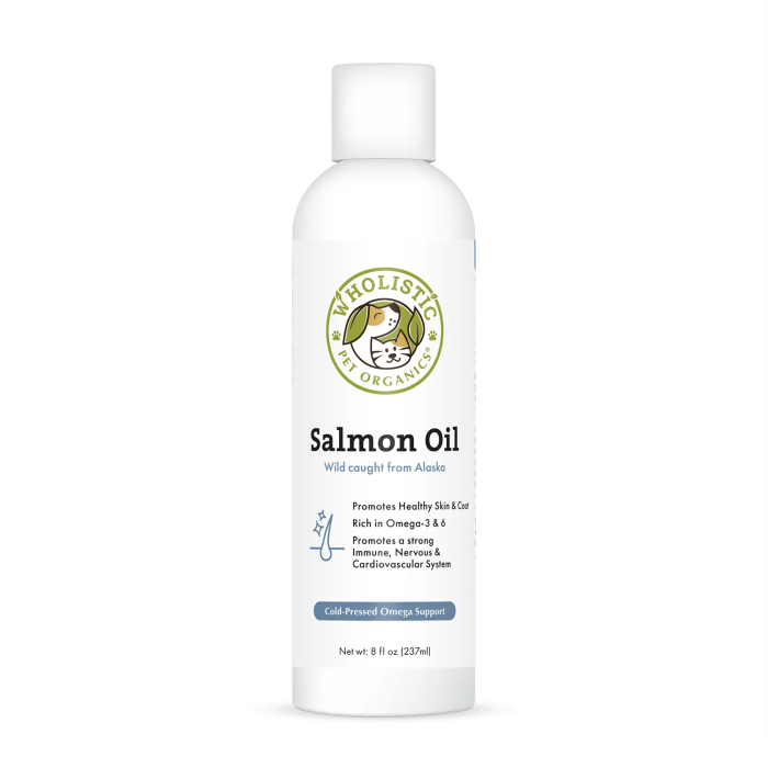 Wholistic Pet Organics Wild Salmon Oil - Front view