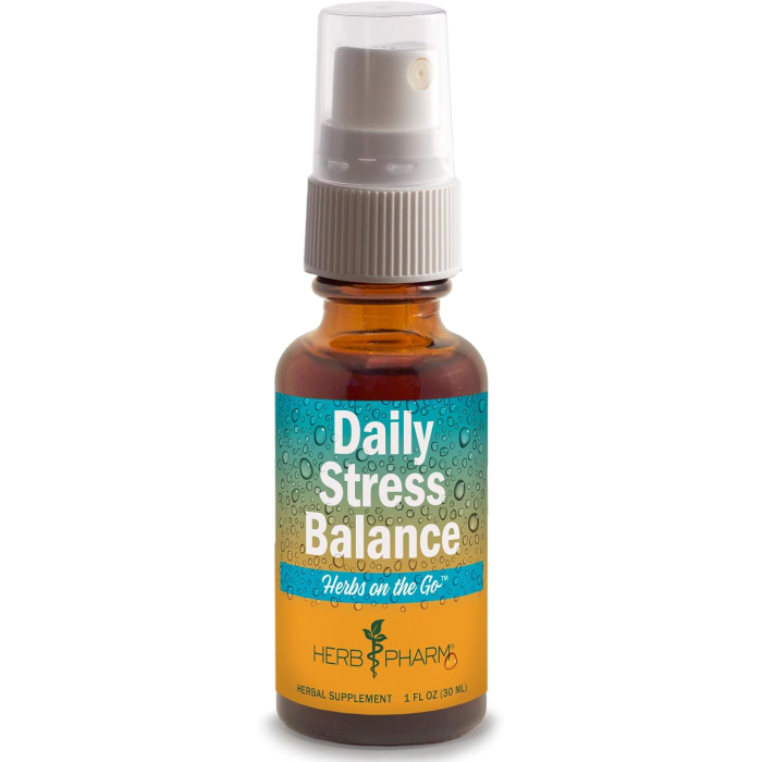 Herb Pharm Herbs Portable Spray Bottle Daily Stress, 1 Fl Oz 