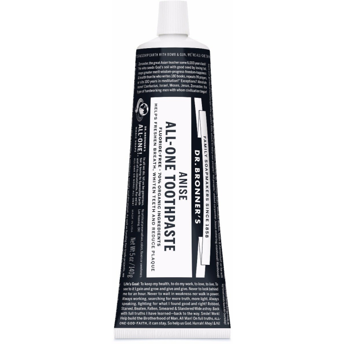 Dr. Bronner's All-One Anise Toothpaste, 5 oz.