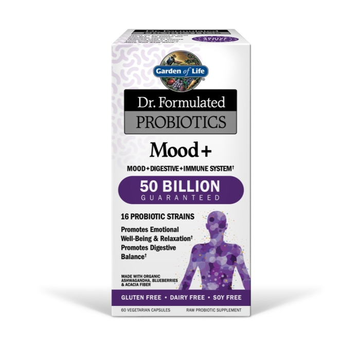 Garden of Life Dr. Formulated Probiotics Mood+, 60 Capsules