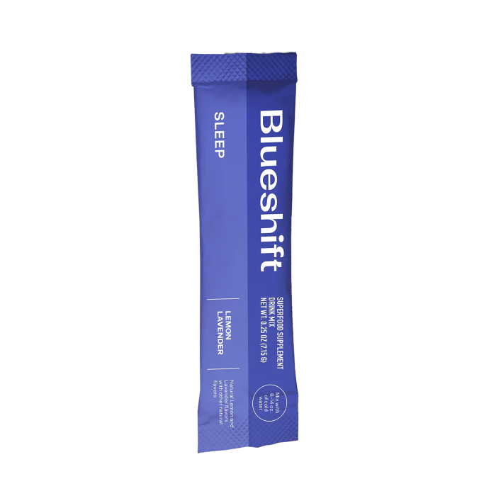 Blueshift Nutrition Sleep Lemon Lavender Packet - Front view