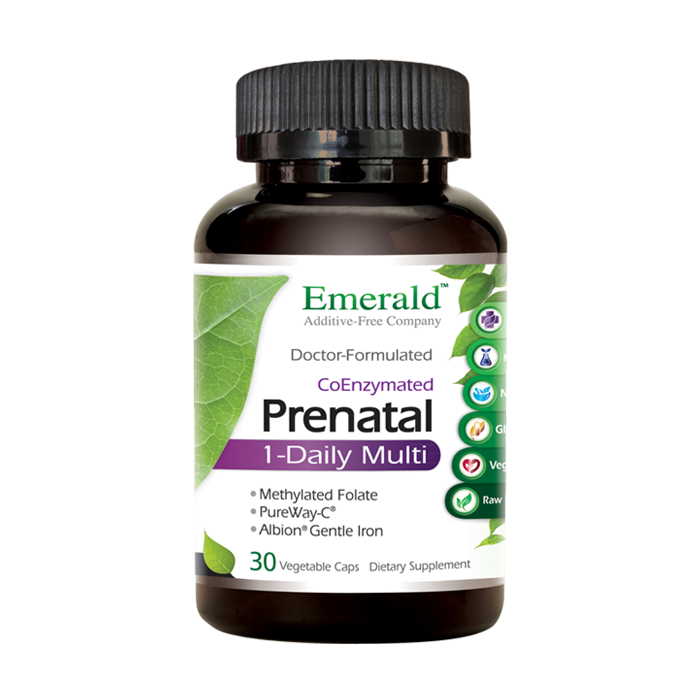 Emerald Prenatal 1-Daily Multi, 30 Veg Capsules