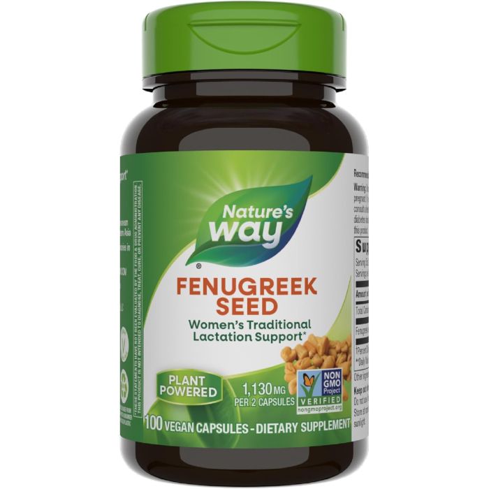 Nature's Way Fenugreek Seed, 100 Capsules