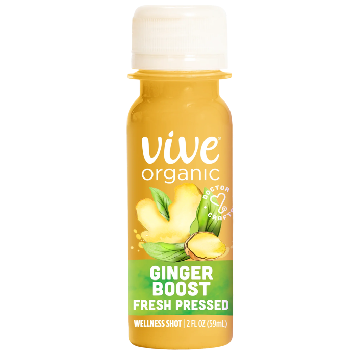 Vive Organic Pure Boost Ginger Shot - Front view