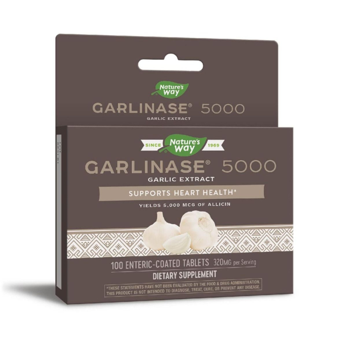 Nature's Way Garlinase 5000, 100 Tablets