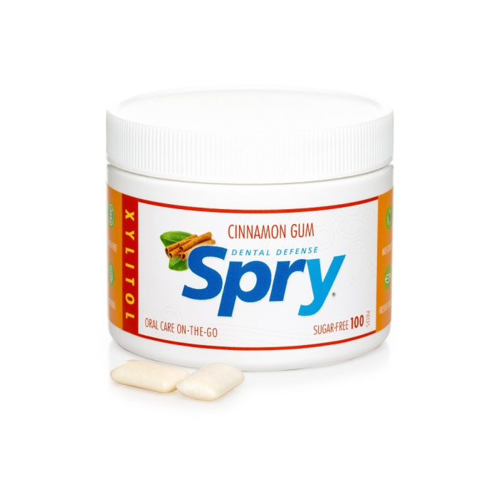 Spry Cinnamon Sugar-Free Gum, 100 pcs.