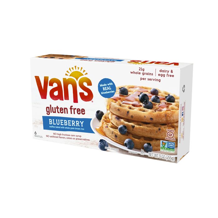 Vans Gluten Free Blueberry Waffles