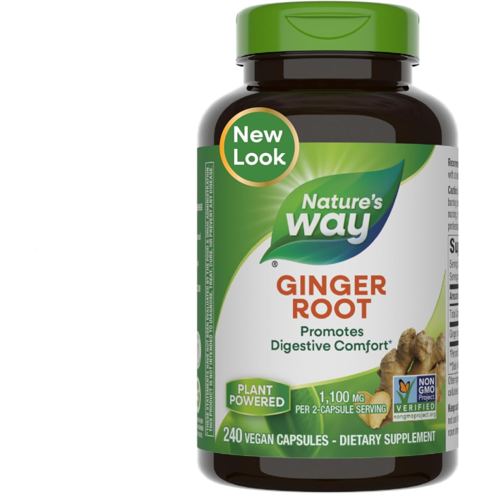 Nature's Way Ginger Root, 180 Capsules