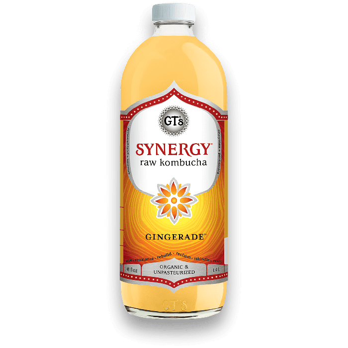 GT's Organic Synergy Raw Kombucha, Gingerade