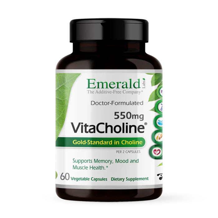 Emerald Laboratories VitaCholine 550mg - Front view