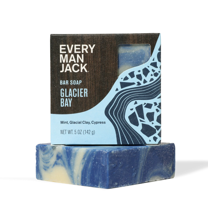 Every Man Jack Glacier Bay Bar Soap - Front view