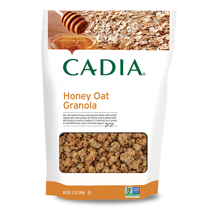 Cadia Honey Oat Granola, 12 oz.