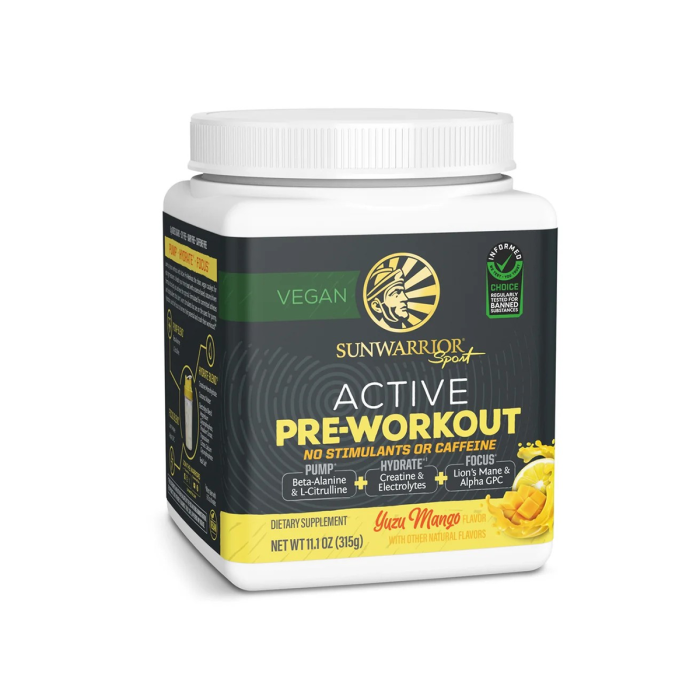 Sunwarrior Sport Active Pre-Workout Yuzu Mango - Front view