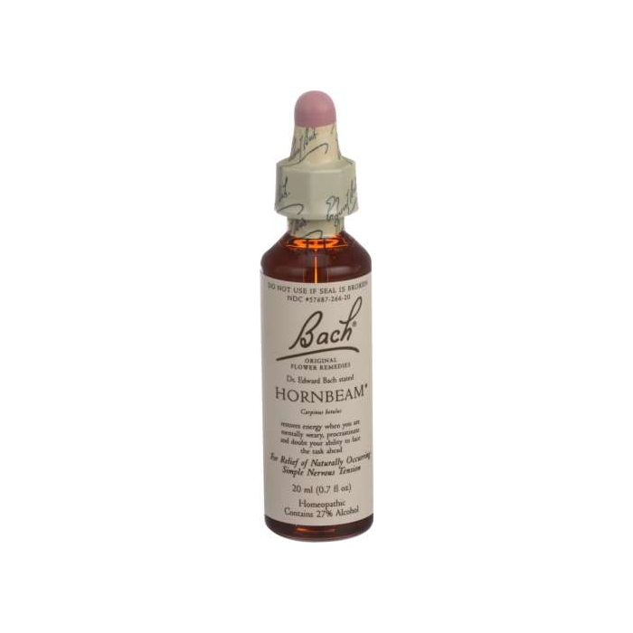 Bach Hornbeam Homeopathic Remedy, 20 ml