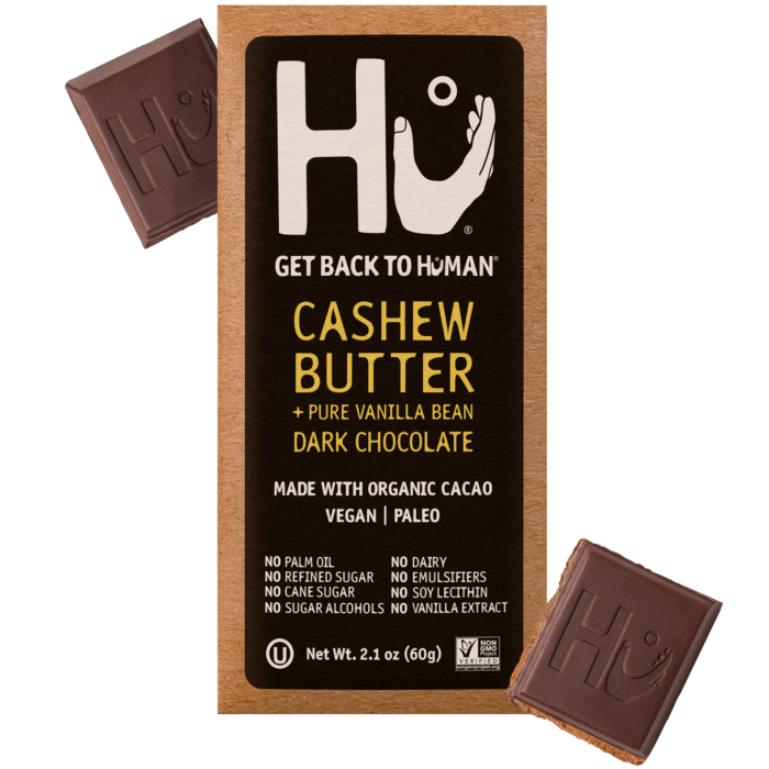 Hu Cashew Butter + Vanilla Bean Dark Chocolate Bar, 2.1 oz.