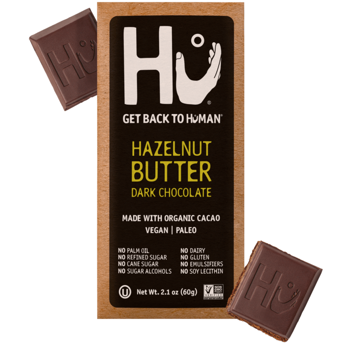 Hu Hazelnut Butter Dark Chocolate Bar, 2.1 oz.