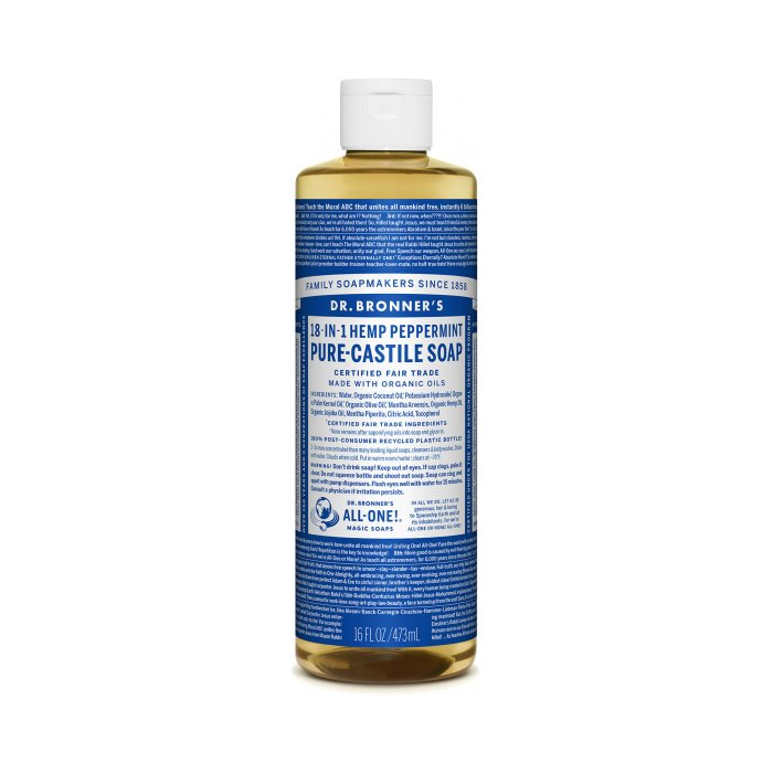 Dr. Bronner's Pure-Castile Liquid Soap, Peppermint