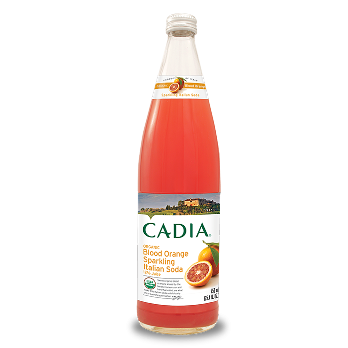 Cadia Organic Blood Orange Sparkling Italian Soda, 25.4 fl. oz.