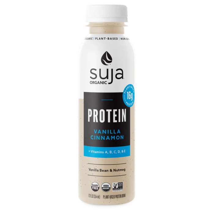 Suja Organic 16g Vanilla Cinnamon Protein Drink - Front view