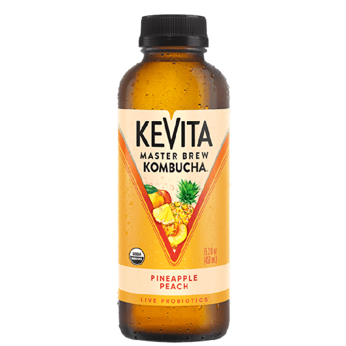 KeVita Master Brew Kombucha, Pineapple Peach