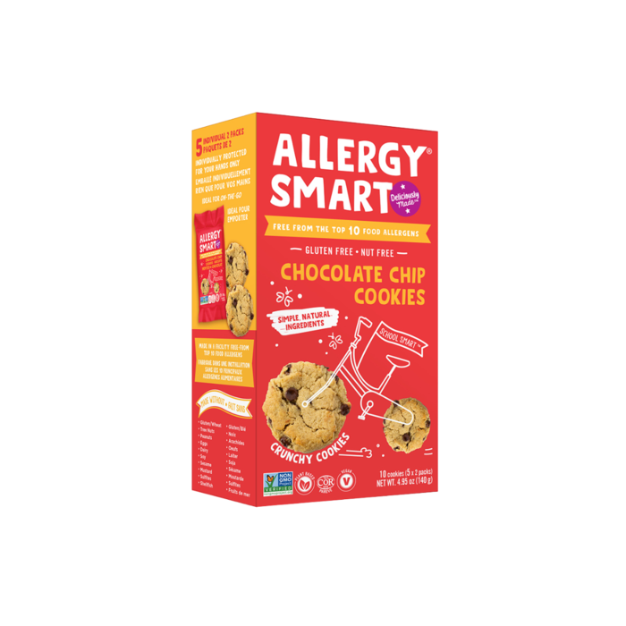 Allergy Smart Chocolate Chip Cookies, 4.95 oz.