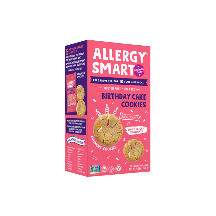 Allergy Smart Birthday Cake Cookies, 4.95 oz.