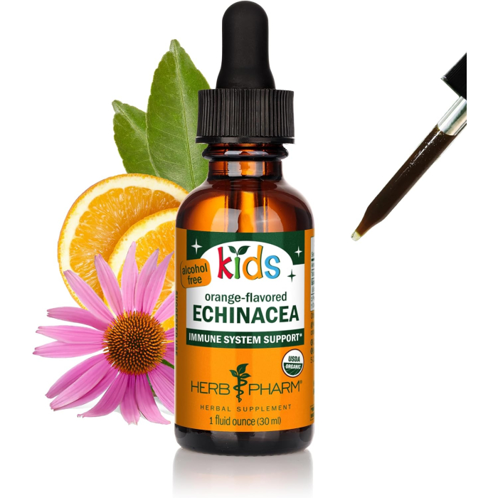 Children's Echinacea Glycerite Herb Extract Orange Flavor  1 oz