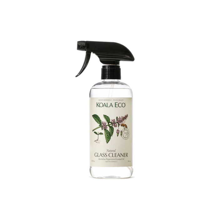 Koala Eco All-Natural Peppermint Essential Oil Glass Cleaner, 16.9 oz.