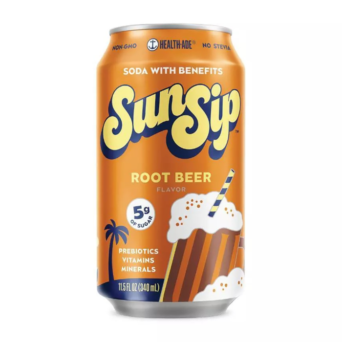 Health-Ade SunSip Root Beer Soda - Front view