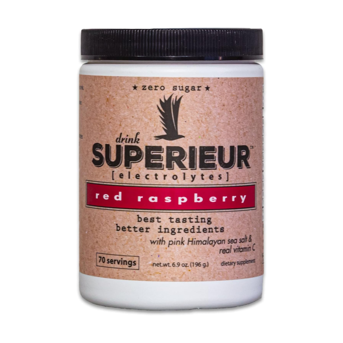 Superieur Electrolytes Red Raspberry - Front view