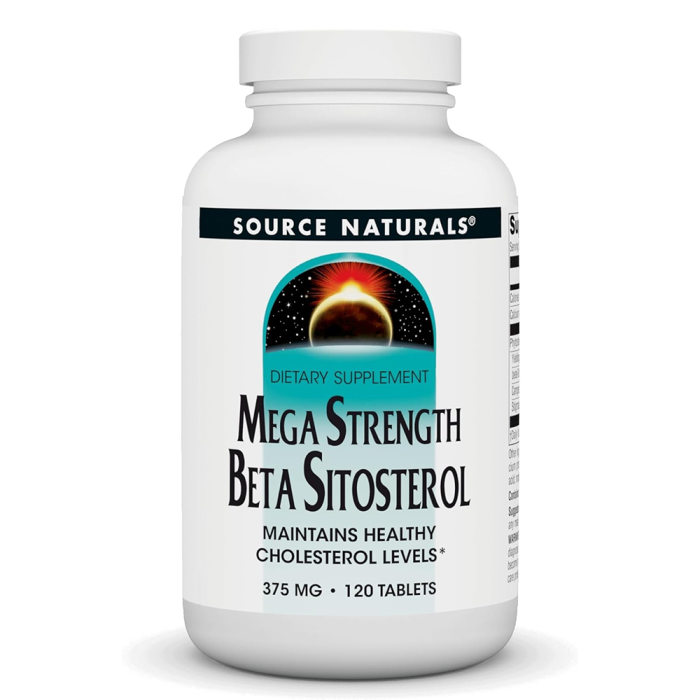 Source Naturals Mega Strength Beta Sitosterol 375 mg - Front view