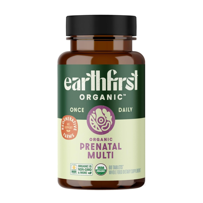 EarthFirst Organic Prenatal Multi Once Daily - Front view