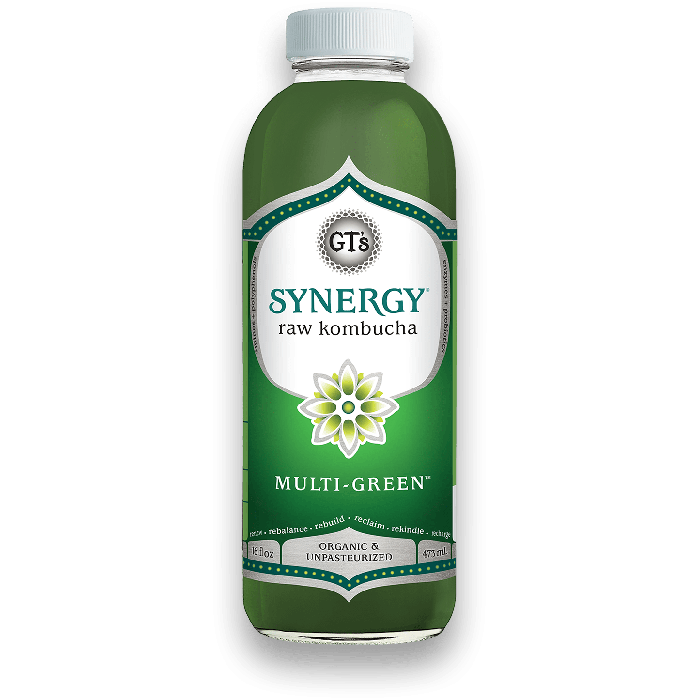 GT's Organic Synergy Raw Kombucha, Multi-Green