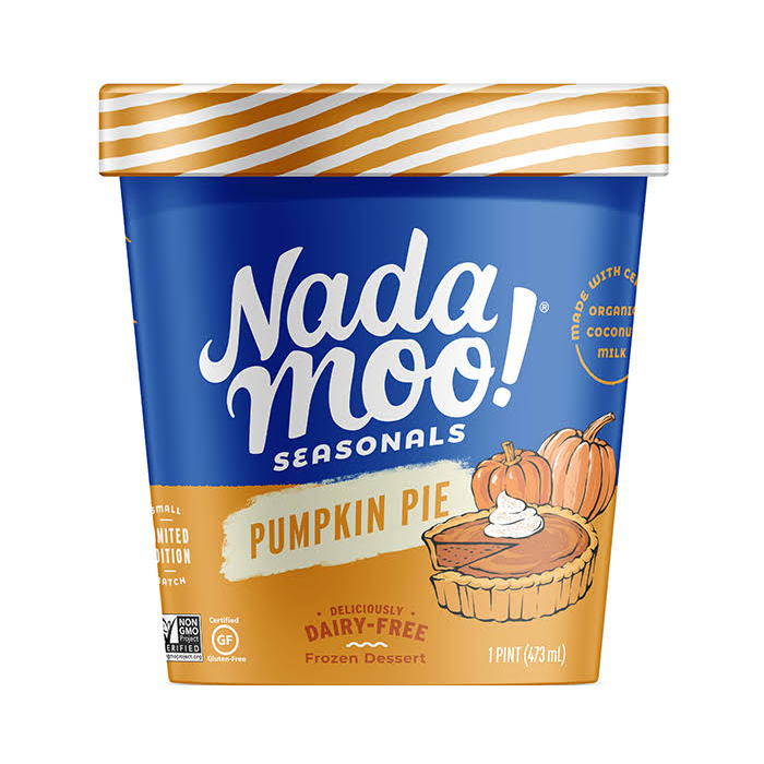 Nada Moo Dairy Free Pumpkin Pie Ice Cream, 1 Pint