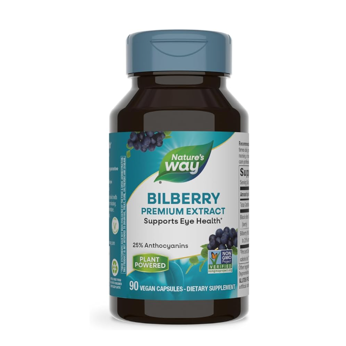 Nature's Way Bilberry Standardized, 90 Vcapsules