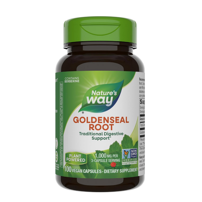 Nature's Way Goldenseal Root, 100 Capsules