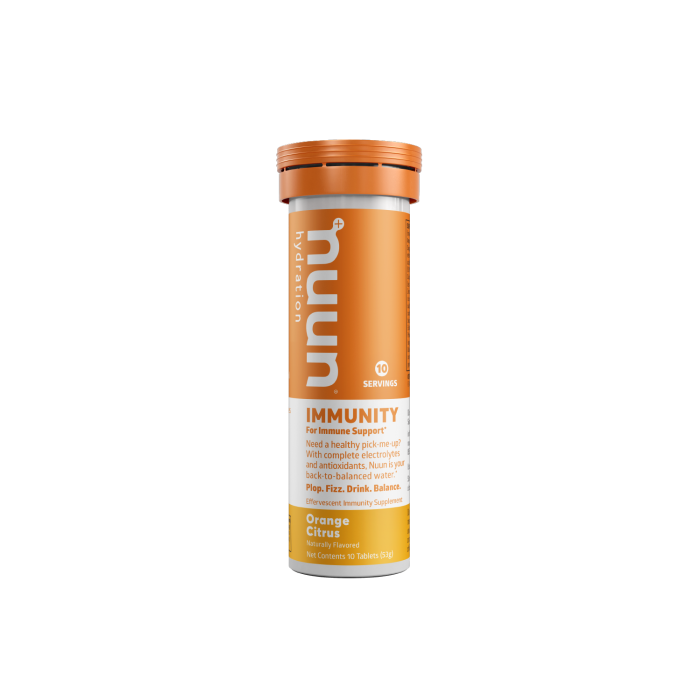 Nuun Immunity Hydration Tablets, Orange Citrus, 10 Tablets