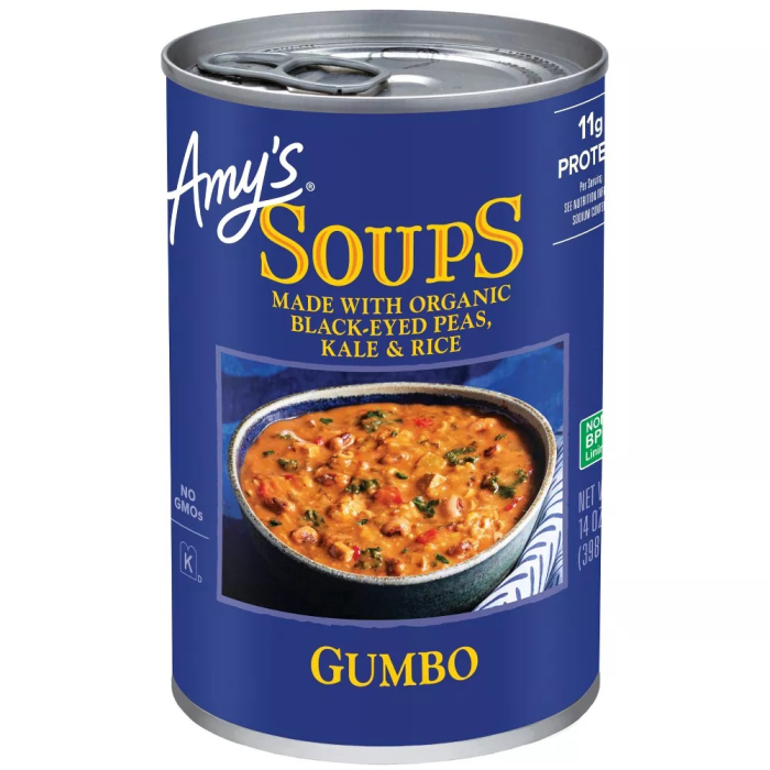 Amy's Soup Gumbo - Front view