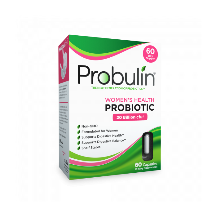 Probulin Women's Health Probiotic, 60 Capsules