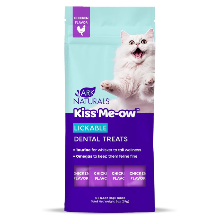 Ark Naturals Kiss Me-Ow Lickable Chicken - Front view